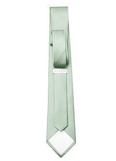 front Matte Satin Wide Tie