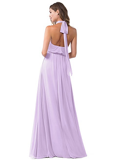 Azazie Landry Bridesmaid Dresses Lilac A-Line Pleated Mesh Dress image2