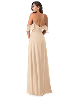 Azazie Juna Final Sale Tahiti A-Line Ruched Chiffon Convertible Dress image7