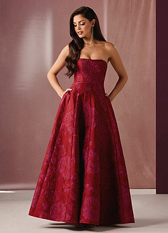 Mimmy Red Hot Pink Gown image2