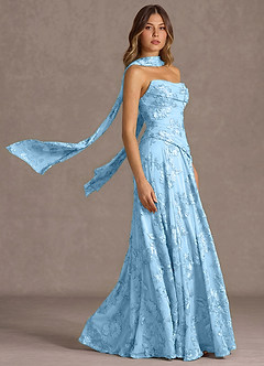 Gabriela Sky Blue Maxi Dress image5