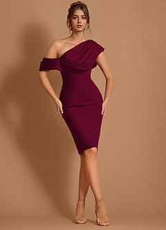 Jessabelle Merlot Midi klänning image3