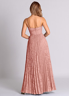 Azazie Mariana Bridesmaid Dresses Rosette A-Line Strapless Floral Burnout Convertible Dress image8