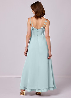 Barbie ♥ Azazie Bridesmaid Dresses Mist A-Line Pleated Chiffon Dress image6