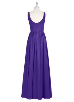 Azazie Keyla Bridesmaid Dresses Regency A-Line V-Neck Pleated Chiffon Dress image26