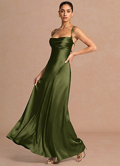 Kleid Muirgen Olivgrün image4