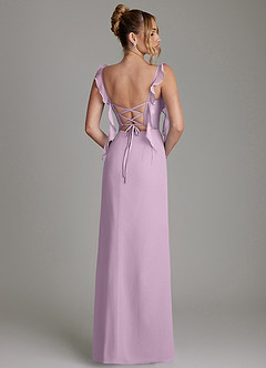 Azazie Jessamine Bridesmaid Dresses Wisteria Mermaid Corset Chiffon Dress image8