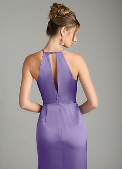 Azazie Aidyn Brautjungfernkleider Etui Plissee Stretch-Satin Kleid Tahiti image6
