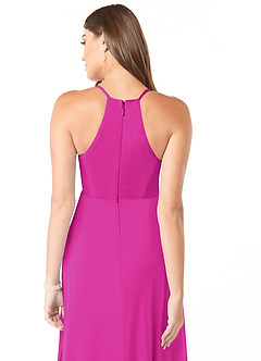 Azazie Annabelle Abiti da damigella d'onore premaman Abito A-Line con Scollo a V a Pieghe Maglia Floor-Length image3