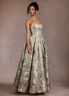 Kleid Mavis Vergoldetes Silber image6