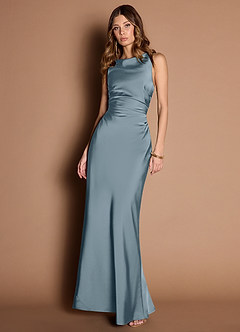 Kleid Evadne Puderblau image3