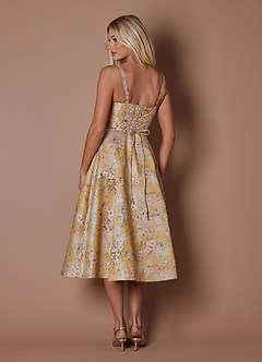 Abito Midi Oro D'epoca Maggy image2