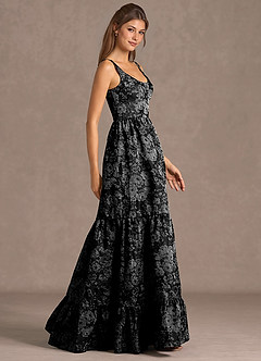 Fayra Black Emerald Maxi Dress image3
