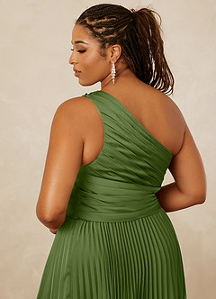 Christian Siriano Bridal for Azazie 1008 Bridesmaid Dresses Juniper A-Line One Shoulder Stretch Satin Dress image15