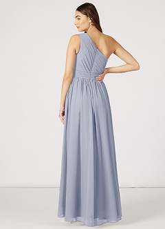 Azazie Mathilda Bridesmaid Dresses A-Line One Shoulder Chiffon Asymmetrical Dress image2