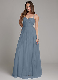 Azazie Teagan Bridesmaid Dresses Twilight A-Line Sweetheart Neckline Tulle Dress image4