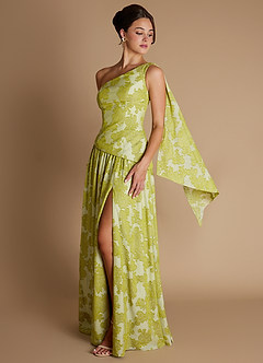 Nayra Vintage Chartreuse Maxi Dress image6