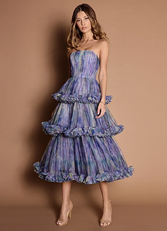 Deena Lilac Midi Dress image5