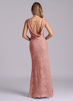 Azazie Rylina Final Sale Rosette Mermaid Floral Burnout Dress image2