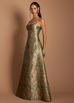 Dova Vintage Teal Maxi Dress image4