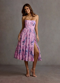 Gigi Purple Midi Dress image5