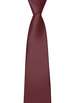 front Matte Satin Wide Tie