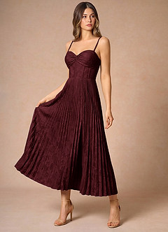 Akiko Wine Maxi Dress image4