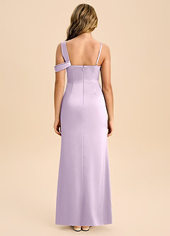 Azazie Wynter Junior Klä i Stretch Satin Plisserad image2