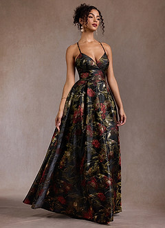 Yara Midnattsros Maxiklänning image5