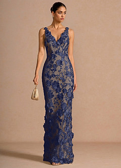 Cireth Navy Maxi Dress image1