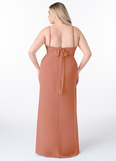 Azazie Mai Bridesmaid Dresses MAI TAI Sheath Pleated Chiffon Dress image8