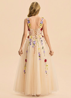 front Azazie Avery Junior Formal Dress