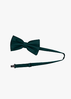 front Adjustable Stretch Satin Bow Tie
