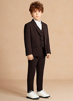 front Finn Ganache Boy 3-Piece Suit