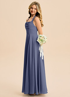 Azazie Kady Junior Stormy A-Line Sweetheart Neckline Chiffon Dress image5