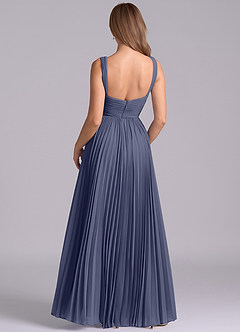 Azazie Mina Bridesmaid Dresses Stormy A-Line Pleated Chiffon Dress image7