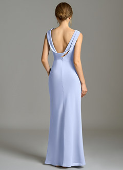 Azazie Kieryn Robes de demoiselle d'honneur Robe Sirène en Mousseline de soie Plissée Eis image2