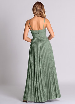 Azazie Mariana Bridesmaid Dresses Matcha A-Line Strapless Floral Burnout Convertible Dress image8