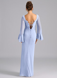 Azazie Leone Robes de demoiselle d'honneur Robe Sirène en Mousseline de soie Corset Eis image6