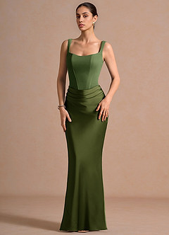 Mckenna Olive Maxi Dress image4