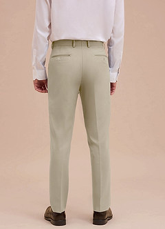 front Ethan Burgundy Refined Weave Performance Dress Pants