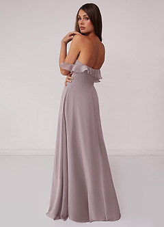 Barbie ♥ Azazie Bridesmaid Dresses Dusk A-Line Off the Shoulder Chiffon Convertible Dress image2