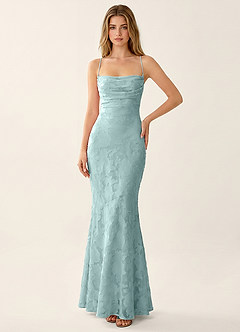Natasha Mist Jacquard Corset Mermaid Prom Dress image4