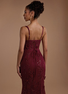 Zarelle Wine Maxi Dress image6