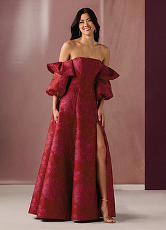 Elayne Red Hot Pink Gown image4