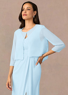 front Azazie Ettienne Chiffon Wrap
