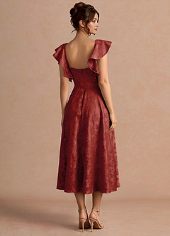 Leilani Moss Brown Midi Dress image2
