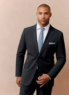 front Matte Satin Wide Tie and Pocket Square Set