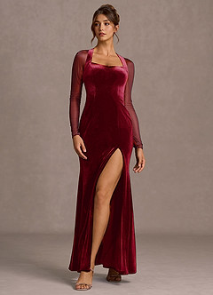 Vestido Merlot Largo Megan image4