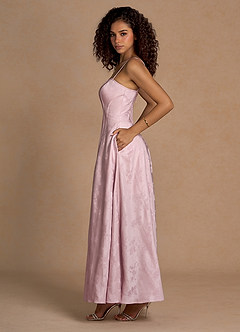 Maxi jurk Clementine Zacht Roze image4